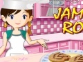Igra Sara's cooking class jam roly poly