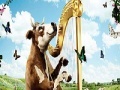 Igra Cow and Harp: Slide Puzzle