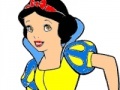 Igra Snow White and the Bird: Coloring