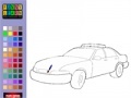 Igra Police car coloring
