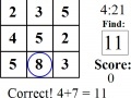 Igra Math Cross Search 3x3