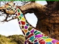 Igra Colorful Hungry Giraffe: Slide Puzzle