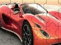 Igra Red racing car puzzle