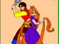Igra Coloring: Flynn and Rapunzel