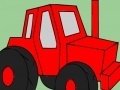Igra Tractor: Coloring