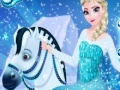 Igra Elsa Goes Horseback Riding