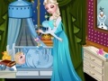 Igra Elsa care baby