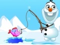 Igra Frozen Olaf. Fishing time