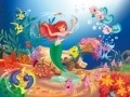 Igra Little Mermaid: Online Coloring Page