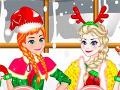 Igra Elsa And Anna Christmas Day