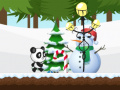 Igra Christmas Panda Run