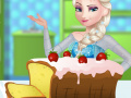 Igra Elsa cooking Pound Cake
