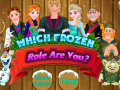 Igra Which Frozen Role Are You
