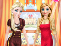 Igra Elsa And Anna Work Dress Up  