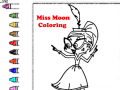 Igra Miss Moon Coloring  