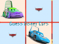 Igra Guess Disney Cars
