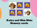 Igra Kate and Mim Mim: Memory cards