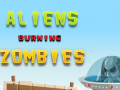Igra Aliens Burning Zombies