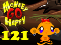 Igra Monkey Go Happy Stage 121