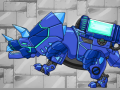 Igra Combine! Dino Robot Tyrano Red + Tricera Blue
