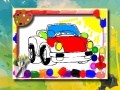 Igra Cartoon Cars Coloring Book
