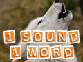 Igra 1 Sound 1 Word