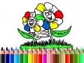 Igra Back to School: Flowers Coloring