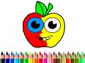Igra Back To School: Apple Coloring Book