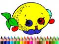 Igra Back To School: Fruits Coloring Book