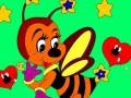 Igra Kid`s coloring: Little bee
