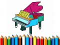 Igra Back To School: Piano Coloring Book