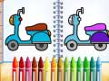 Igra Cute Bike Coloring Book