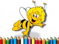 Igra Back To School: Bee Coloring Book