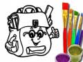 Igra Back To School: School Bag Coloring Book