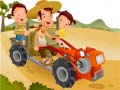 Igra Cartoon Tractor Puzzle