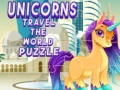 Igra Unicorns Travel The World Puzzle