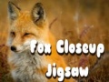 Igra Fox Closeup Jigsaw