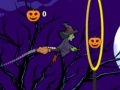 Igra Flying witch halloween
