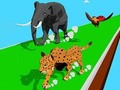 Igra Animal Transform Race 3D