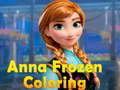 Igra Anna Frozen Coloring