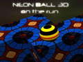 Igra Neon Ball 3d on the run