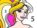 Igra Princess Coloring By Number