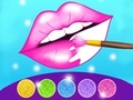 Igra Glitter Lips Coloring Game