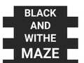 Igra Maze Black And Withe