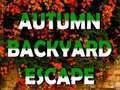 Igra Autumn Backyard Escape 
