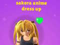 Igra Sakora Anime Dress Up