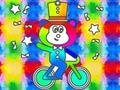 Igra Coloring Book: Monkey Rides Unicycle