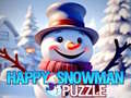 Igra Happy Snowman Puzzle