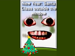 Igra New Year: Santa Claus outside the window