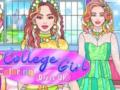 Igra College Girl Coloring Dress Up
